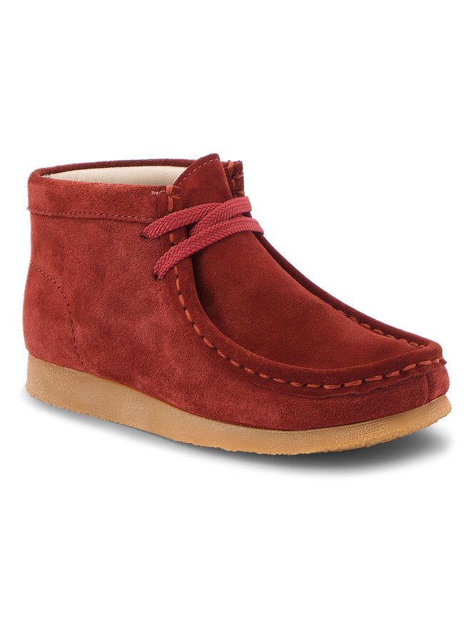 Wallabee burgundy suede discount