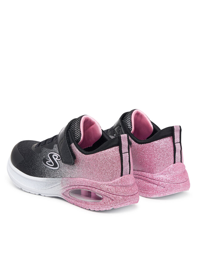 Skechers Sneakers Skechers Microspec Max Advance - Glitz Gala 303859L/BKRG Schwarz