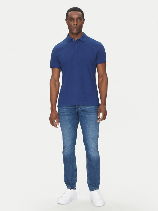 s.Oliver s.Oliver Pólóing 2138262 Kék Regular Fit