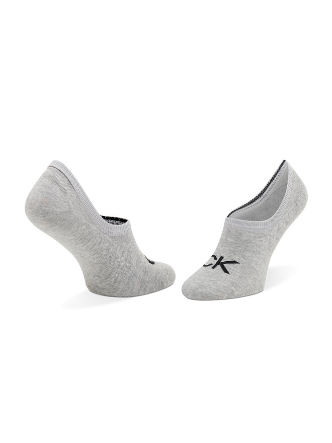 Calvin Klein Dámské kotníkové ponožky Calvin Klein 701218773 Šedá