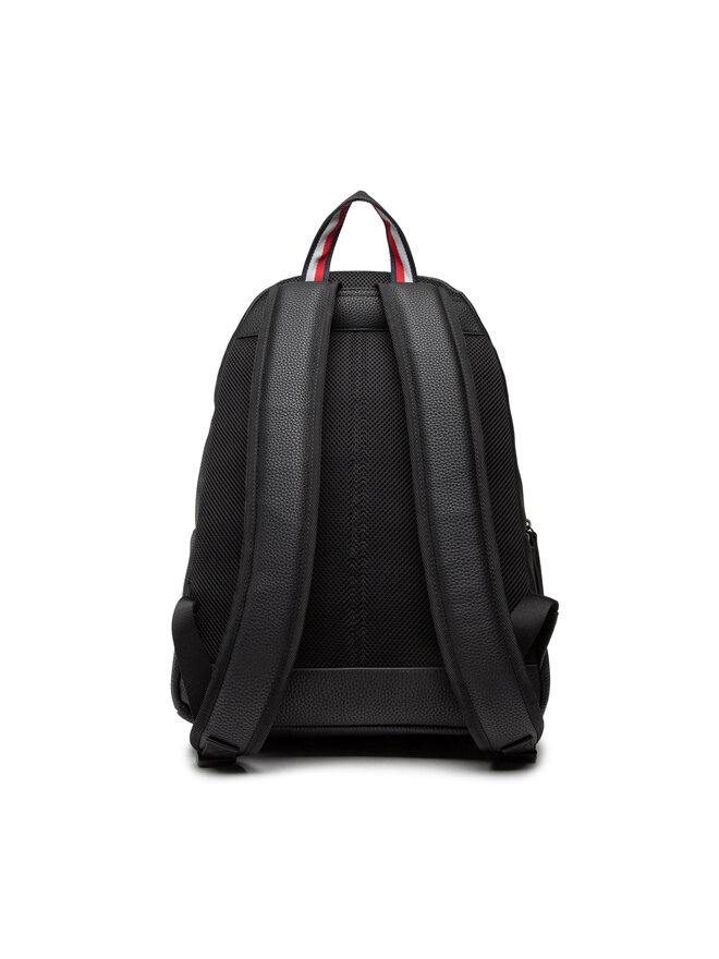 Tommy Hilfiger Hátizsák Tommy Hilfiger Essential Pu Backpack AM0AM09503 Fekete