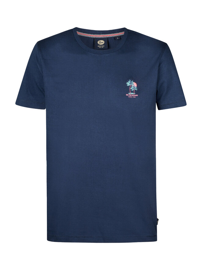 Petrol Industries Petrol Industries Camiseta M-1050-TSR644 Azul marino Regular Fit