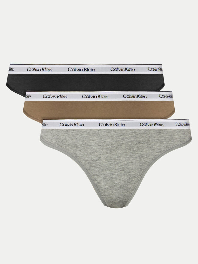 Calvin Klein Underwear Calvin Klein Underwear Σετ 3 τεμάχια στρίνγκ 000QD5209E Έγχρωμο