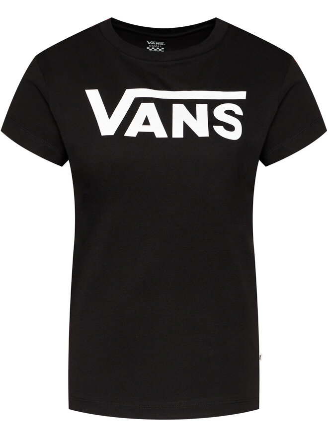 Vans Vans Marškinėliai Flying V Crew Tee VN0A3UP4 Juoda Regular Fit