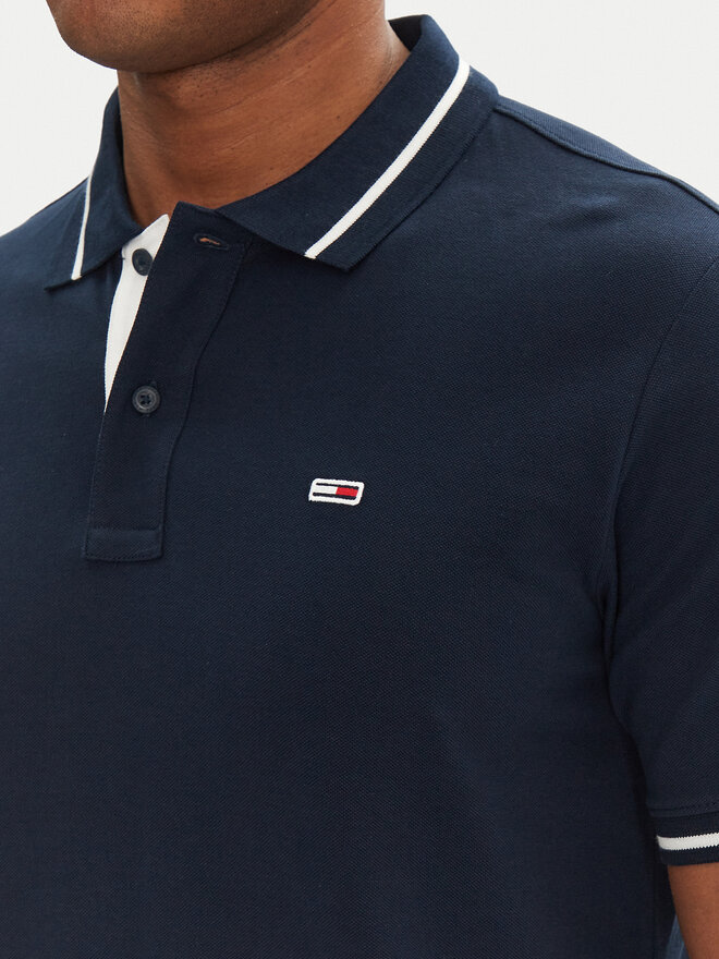 Tommy Jeans Tommy Jeans Poloshirt DM0DM20745 Dunkelblau Regular Fit
