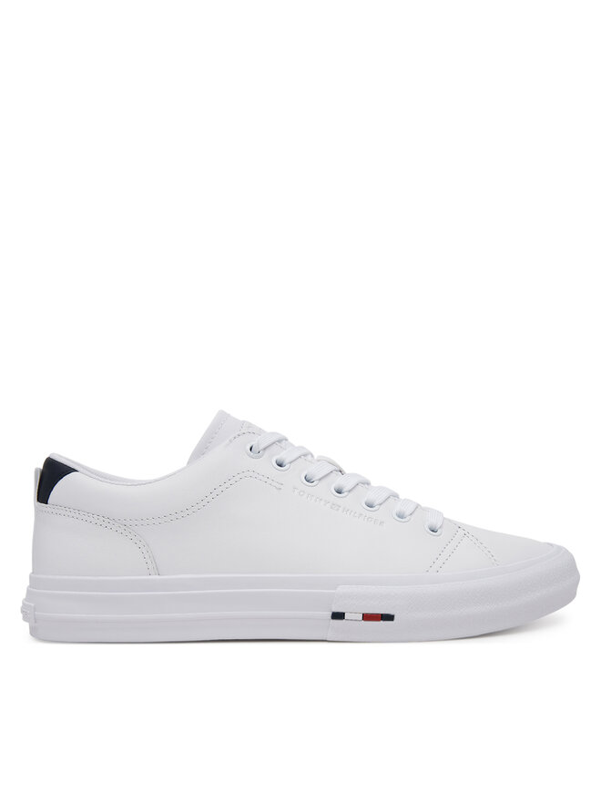 Tommy Hilfiger Αθλητικά Tommy Hilfiger Th Hi Vulc Street Lth Patch FM0FM05312 Λευκό