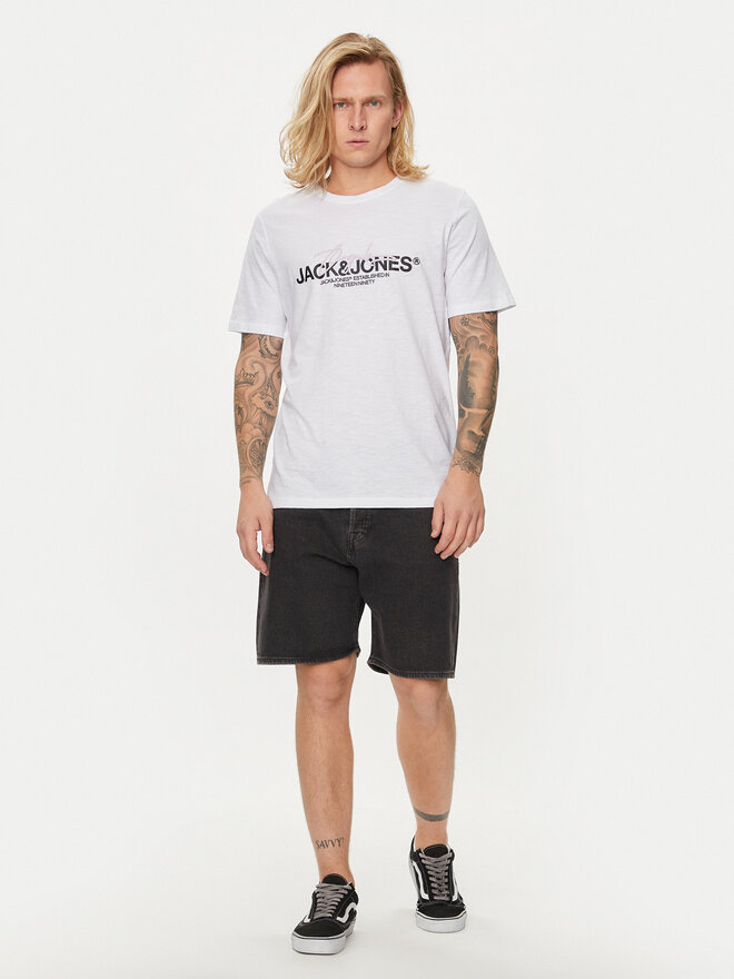 Jack&Jones Jack&Jones Marškinėliai Joraruba 12255452 Balta Standard Fit