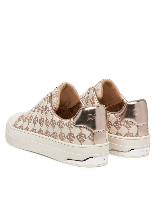 DKNY Trampki DKNY York Lace UP Sneak K2533982 Beżowy