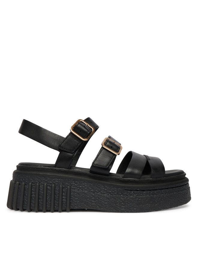 Clarks Босоніжки Clarks Evamar Strap 26185888 Чорний