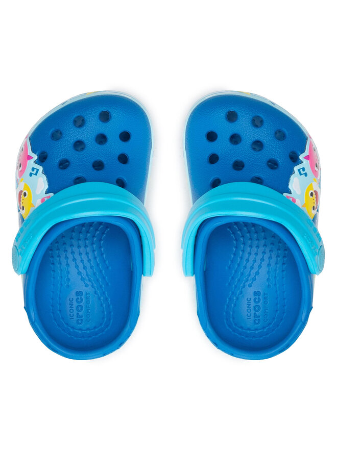 Crocs Iešļūcenes Crocs Crocsflbaby Shark Band Clog T 207066 Zils
