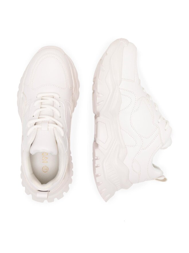 DeeZee Sneakersy DeeZee Groove Up WS8217-5 Biela