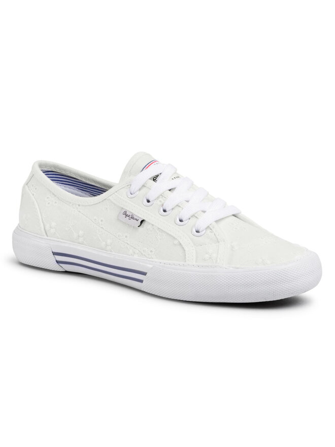 Zapatillas de tenis Pepe Jeans Aberlady Angy 20 PLS30948 Blanco zapatos.es