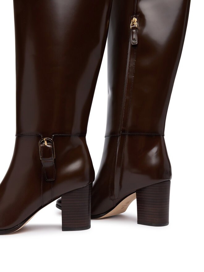 LAUREN RALPH LAUREN Stiefel LAUREN RALPH LAUREN Rlyn Bk T Hl Bo Tal 802P12879002 Dunkelbraun