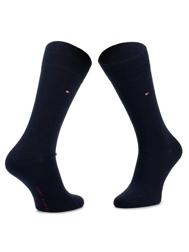 Tommy Hilfiger Set di 2 paia di calzini lunghi da uomo Tommy Hilfiger 342021001 Blu scuro