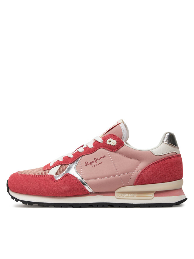 Pepe Jeans Snīkeri Pepe Jeans Brit Heritage W PLS31474 Rozā