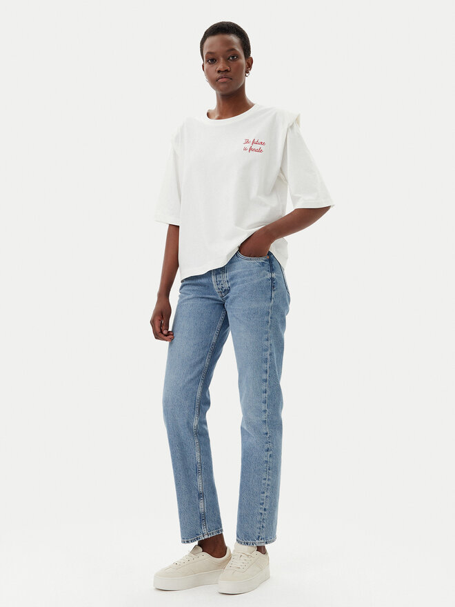 ViCOLO ViCOLO Футболка RD0013 Білий Regular Fit