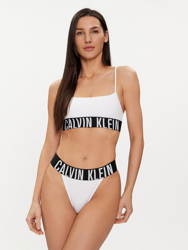 Calvin Klein Underwear Calvin Klein Underwear Στρίνγκ 000QF7638E Λευκό