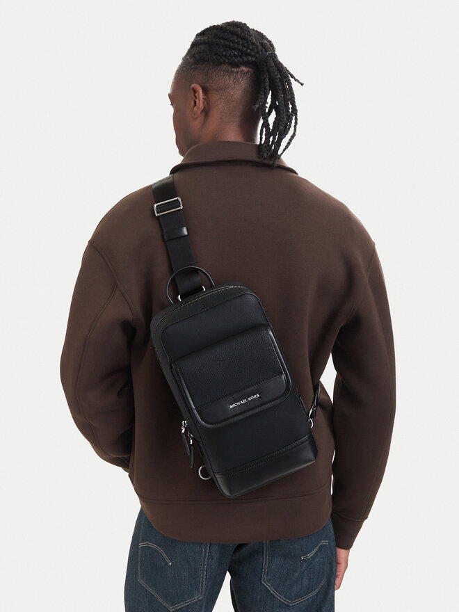 MICHAEL Michael Kors Плоска сумка MICHAEL Michael Kors Jet Set 33S6LJSC2L Чорний