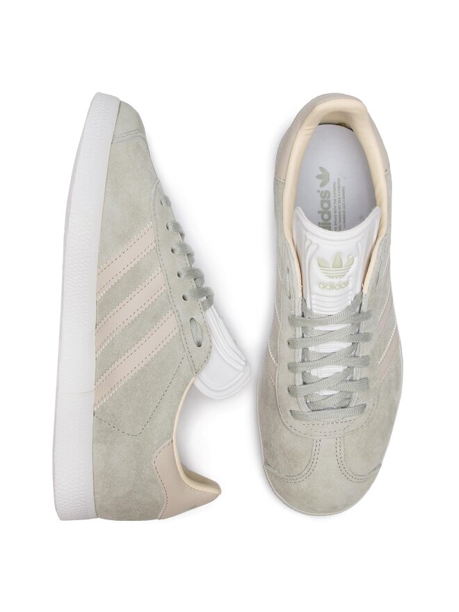 adidas gazelle silver green womens Adidas Gazelle Indoor Grey Suede Sneakers main image 0