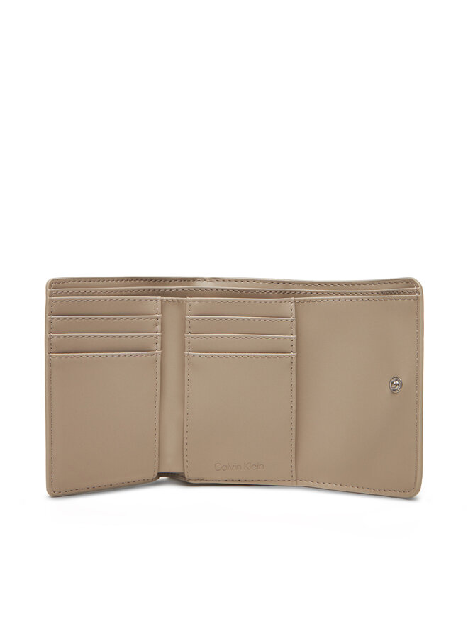 Calvin Klein Cartera de mujer Calvin Klein Ck Must Aop Small Trifold W Zip LV04F1038G Beis