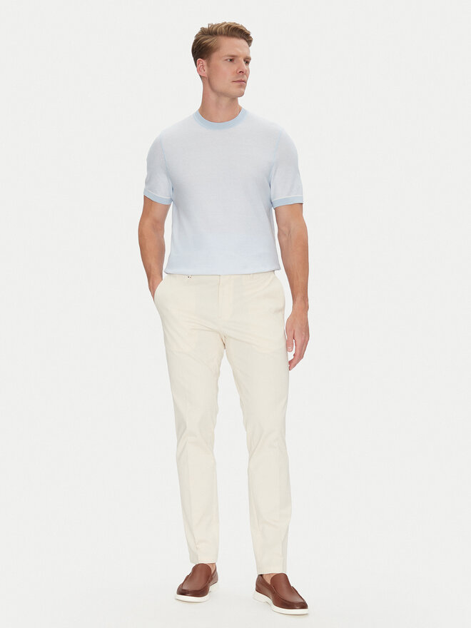 BOSS BOSS T-Shirt Jianfranco 50537642 Himmelblau Regular Fit