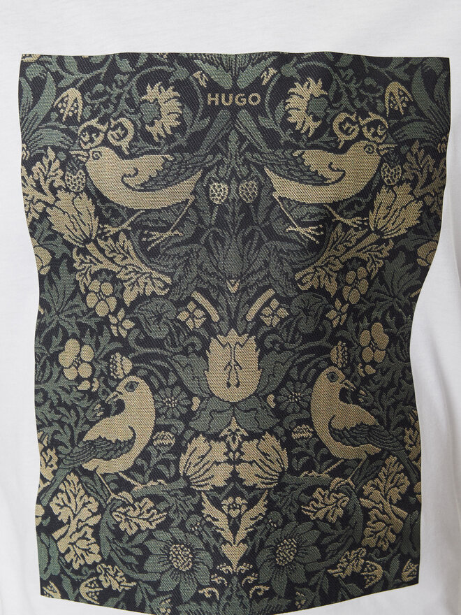 HUGO HUGO Camiseta Dipasly 50545363 Blanco Relaxed Fit