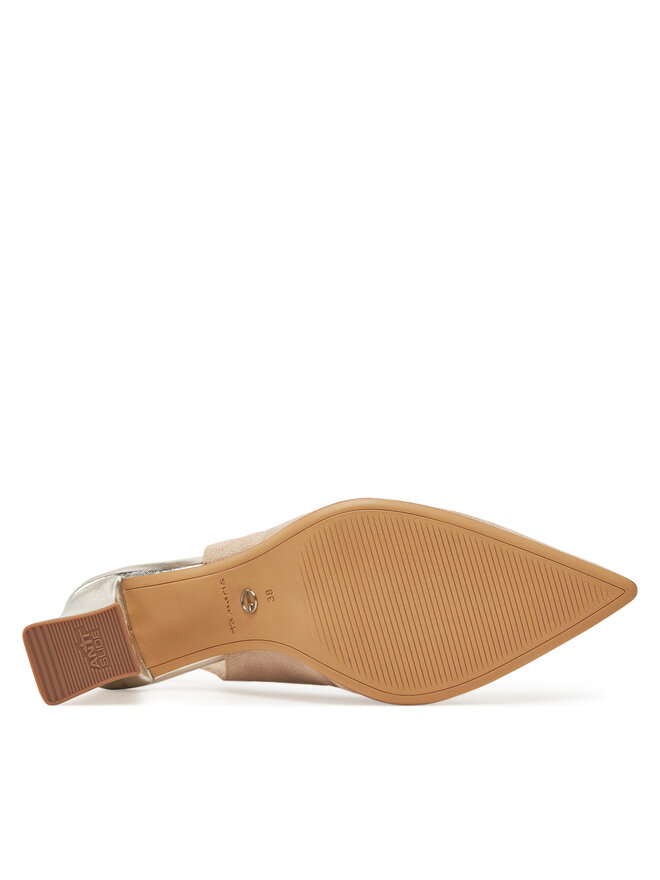 Scarpe Décolleté Tamaris Donna 1-29633-44 - Tacco A Blocco, Plantare TOUCH-IT, Chiusura A Fibbia
