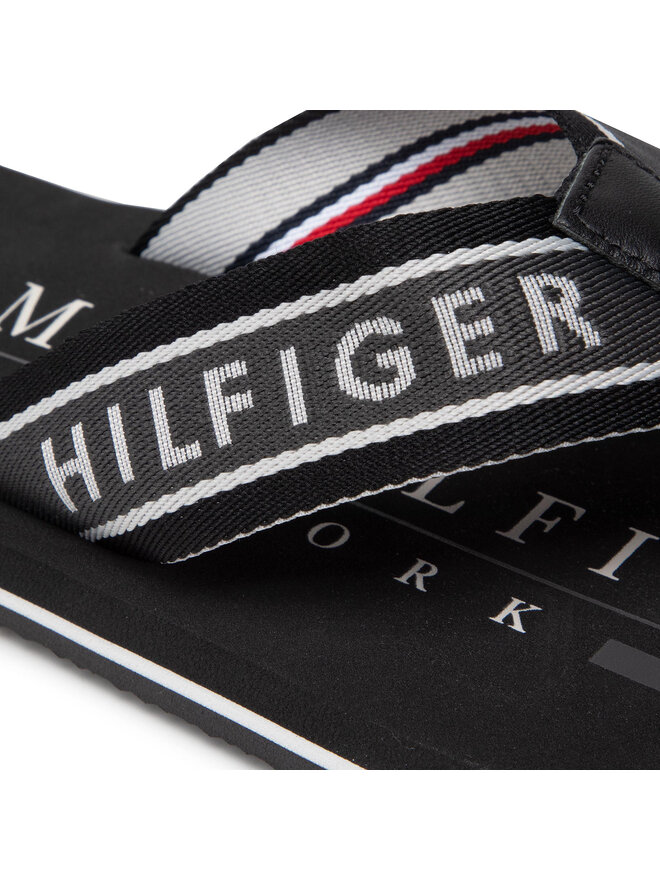 Tommy Hilfiger Джапанки Tommy Hilfiger Martime Beach Sandal FM0FM03978 Черен