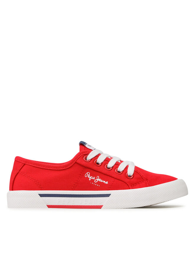 Pepe Jeans Tenisky Pepe Jeans Brady Boy Basic PBS30527 Červená