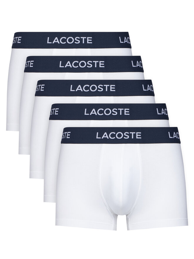 Lacoste Lacoste Σετ μποξεράκια 5 τμχ. 5H1292 Λευκό