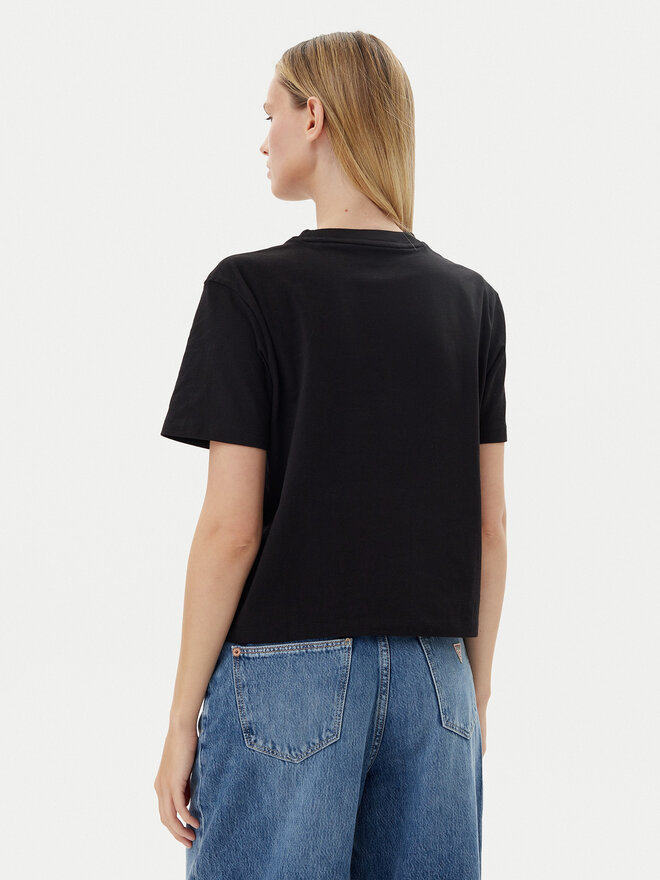 Guess Jeans Guess Jeans T-Shirt W5RI4 2K8HM0 Μαύρο Regular Fit