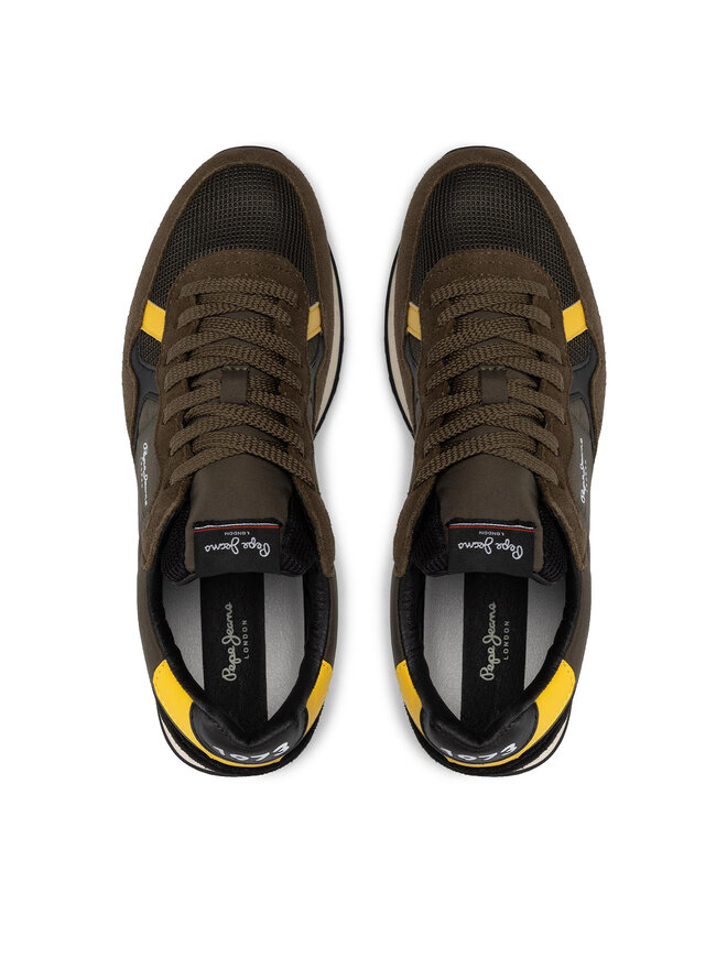 Pepe Jeans Sneakers Pepe Jeans Britt Man Urban PMS30754 Grün