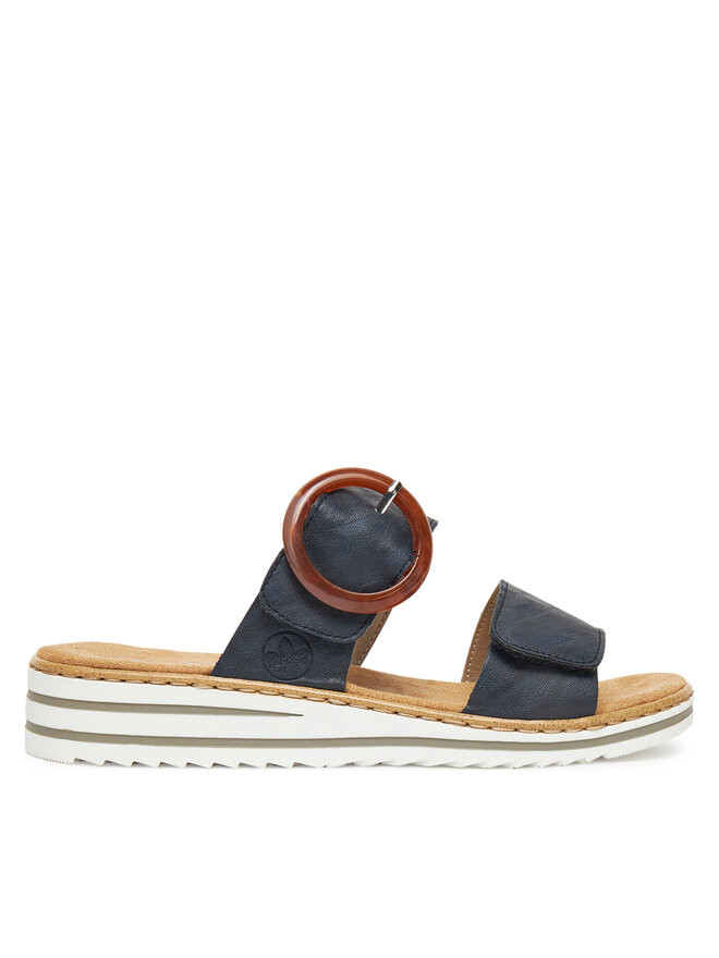 Rieker Pantoletten Rieker V0692-14 Dunkelblau