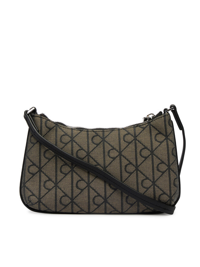 Calvin Klein Handtasche Calvin Klein Emblem Aop LV04F1164G Schwarz