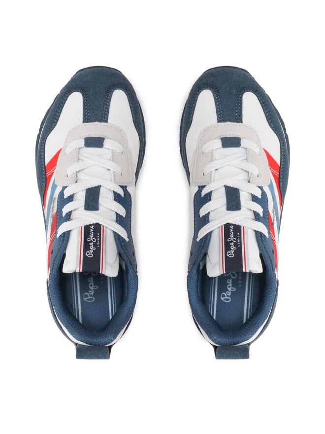 Pepe Jeans Tenisice Pepe Jeans Foster Boy Print PBS30554 Plava