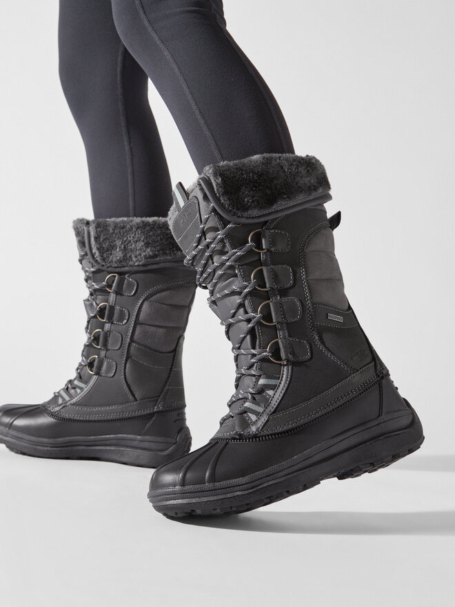 Stivali da neve CMP Thalo Wmn Snow Boot Wp 30Q4616 Nero escarpe