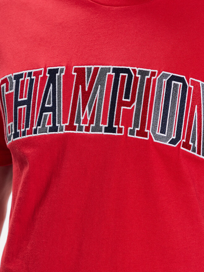 Champion Champion Marškinėliai Bookstore 218512 Raudona Regular Fit