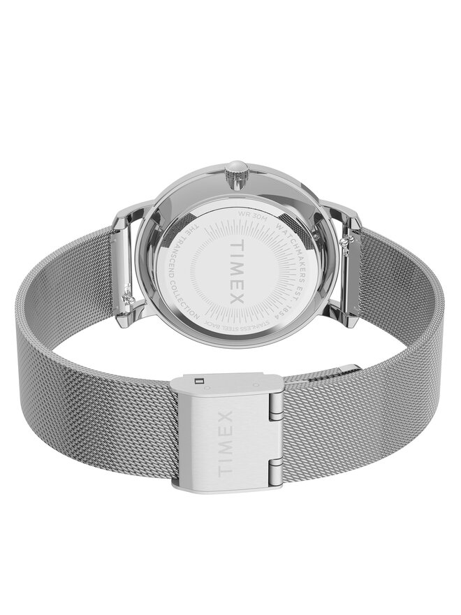 Timex Zegarek Timex City TW2V52400 Srebrny