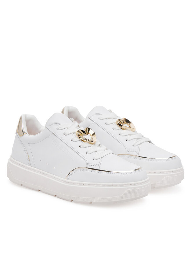 LOVE MOSCHINO Sneakersy LOVE MOSCHINO JA15214G1MIA610A Biały