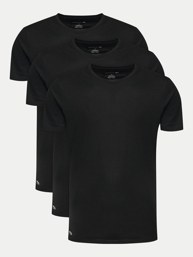 Lacoste Lacoste Set od 3 majice TH9010 Crna Regular Fit