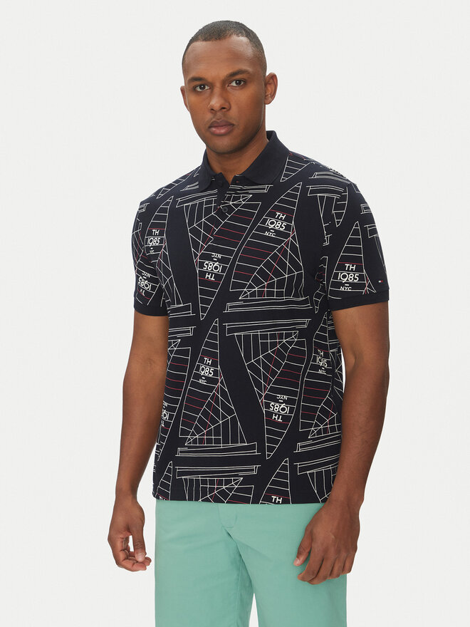Tommy Hilfiger Tommy Hilfiger Poloshirt Sailing MW0MW39309 Dunkelblau Regular Fit