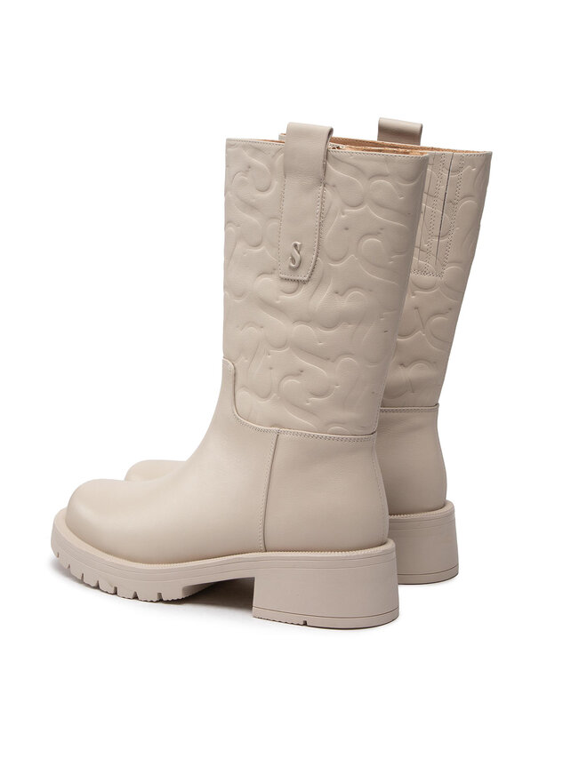 Simple Botki Simple SL-26-02-000036 Beżowy