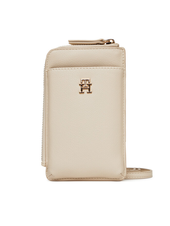 Tommy Hilfiger Taška na telefon Tommy Hilfiger AW0AW17512 Écru