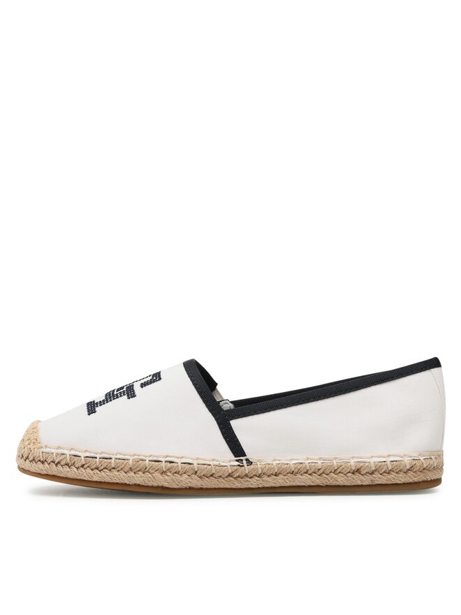 Tommy Hilfiger Espadrilles Tommy Hilfiger Th Embroiderred Espadrille FW0FW07101 Écru