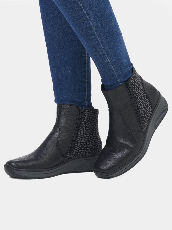Rieker Botine Rieker 48759-00 Negru