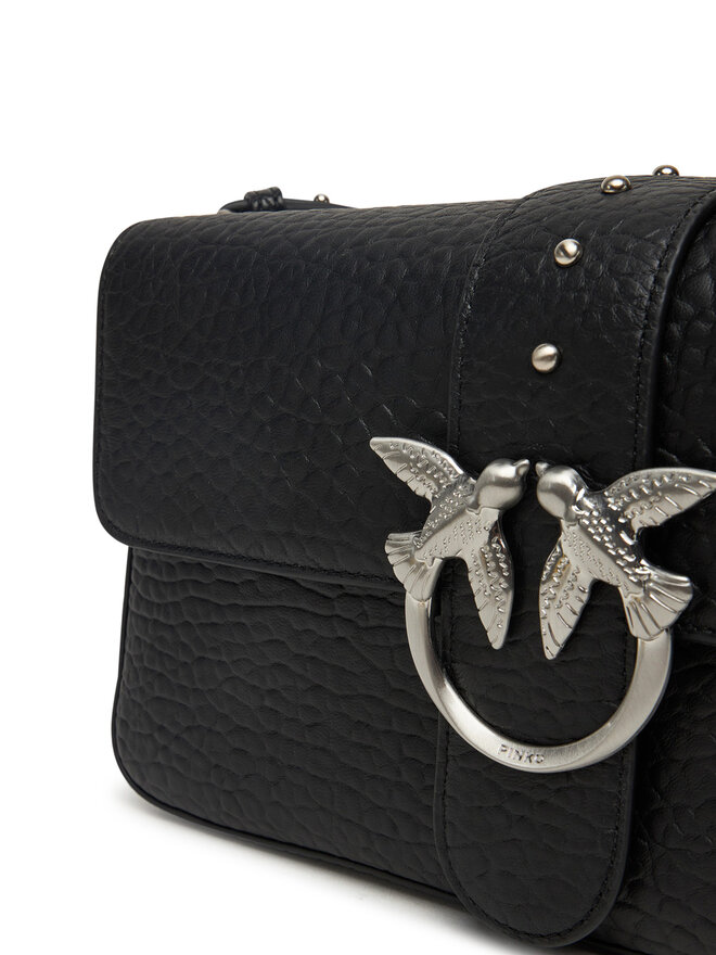 PINKO Handtasche PINKO Love One Classic Slouchy Fl Al 25-26 PLTT 104524 A2JU Schwarz