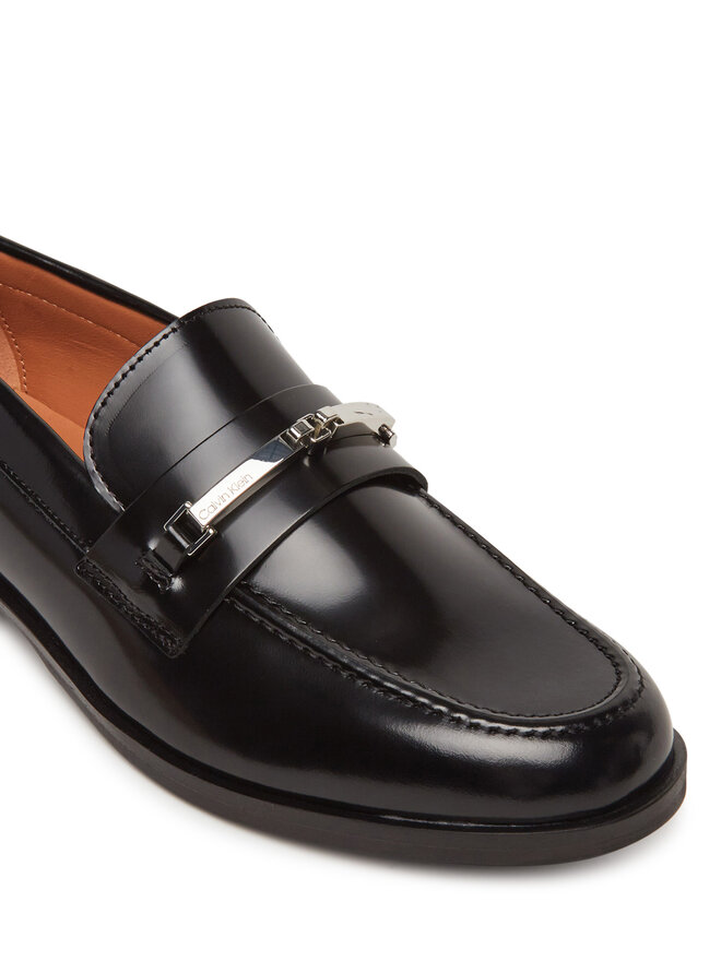 Calvin Klein Poltopánky Calvin Klein Moc Loafer W/Ml - Lth HW0HW02342 Čierna
