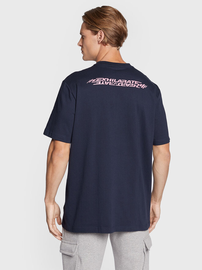 adidas adidas T-Shirt Adventure Ride HK4981 Dunkelblau Relaxed Fit