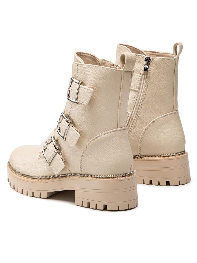 DeeZee Schnürstiefeletten DeeZee ZAL13202-4 Beige