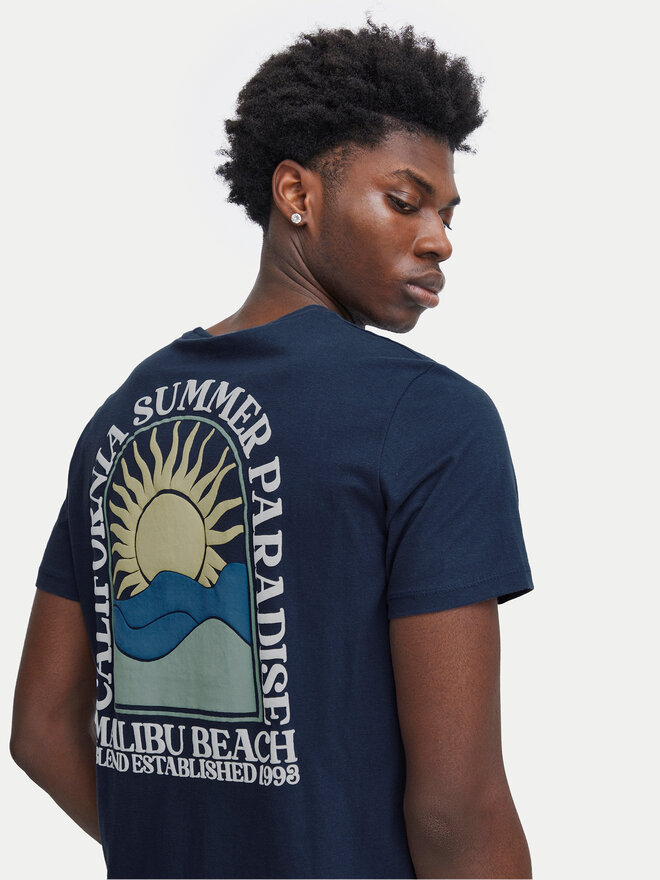 Blend Blend Camiseta 20716481 Azul marino Regular Fit